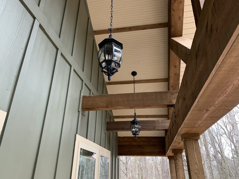 Front porch lighting 