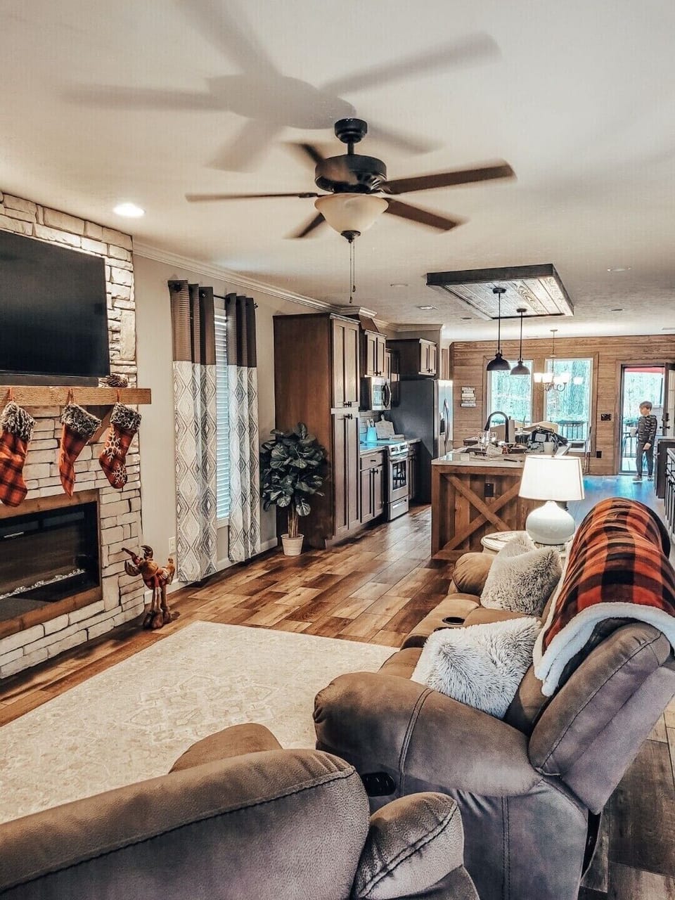 Open floor plan 