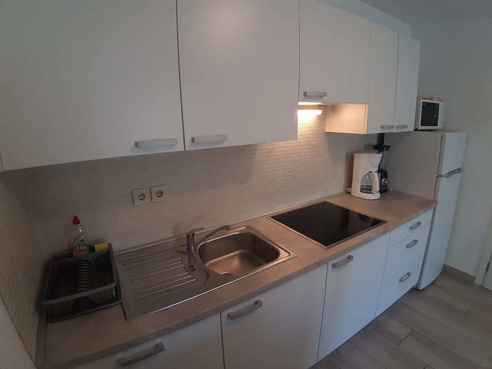 Private kitchen | Fridge, microwave, stovetop, dishwasher