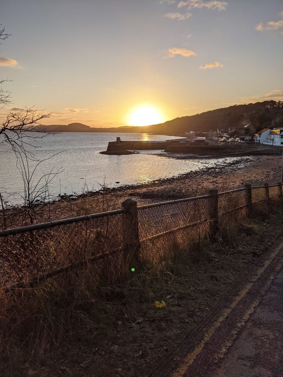 Fortrose Harbour and Beach only 5 minutes walk from Applegrove