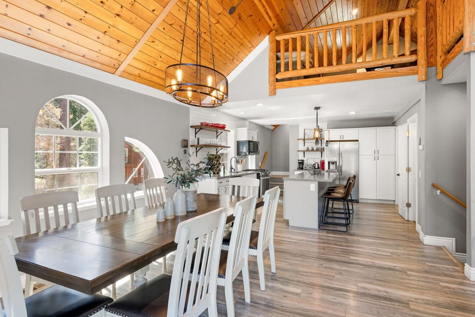Open Dining and Kitchen
