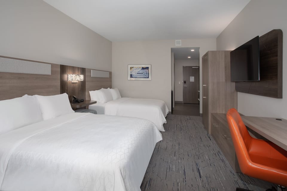 Standard Room, 2 Queen Beds, Accessible Bathtub (Mobility) | Premium bedding, down comforters, pillowtop beds, in-room safe