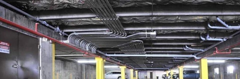 Underground parking garage