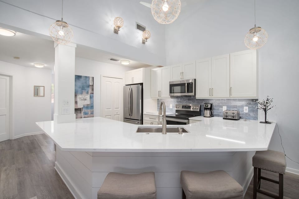 Kitchen with modern appliances