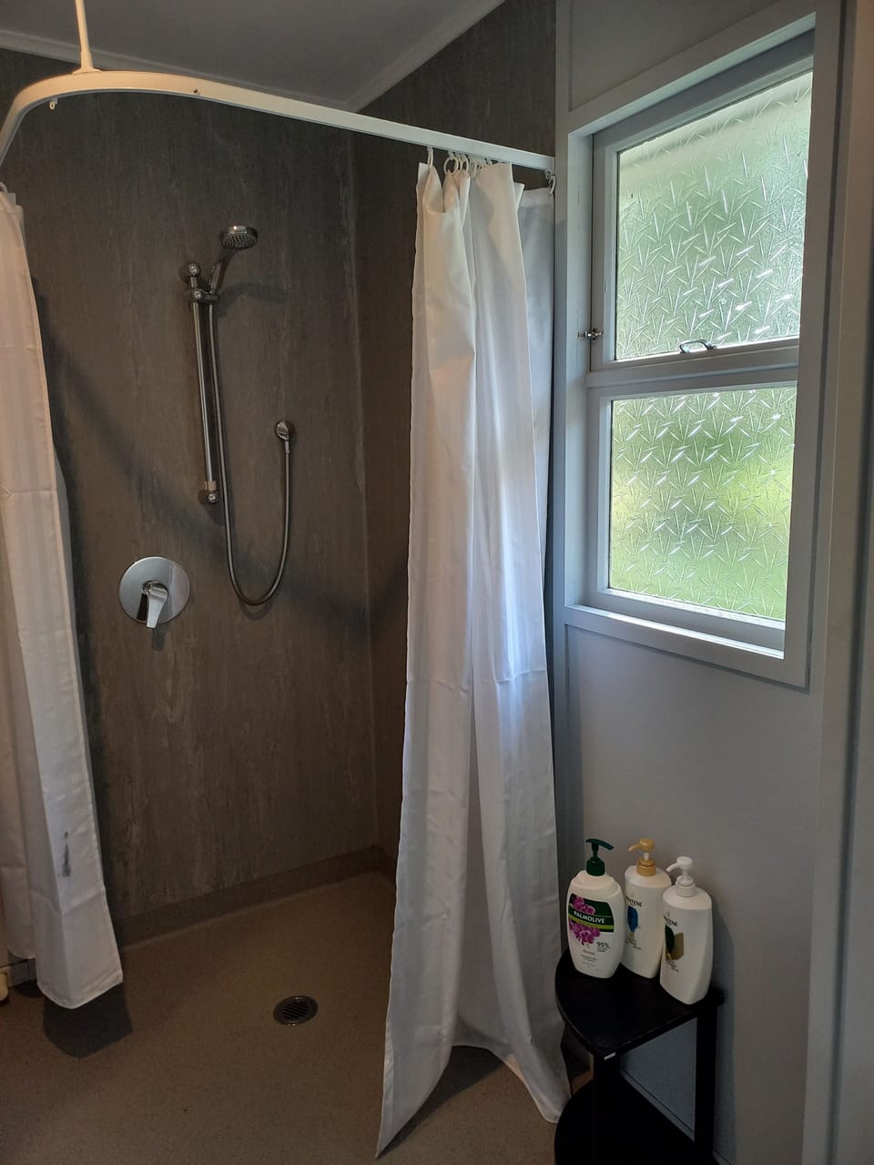 Hot Shower after a day of adventure.