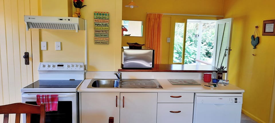 Kitchen, big oven and dishwasher
