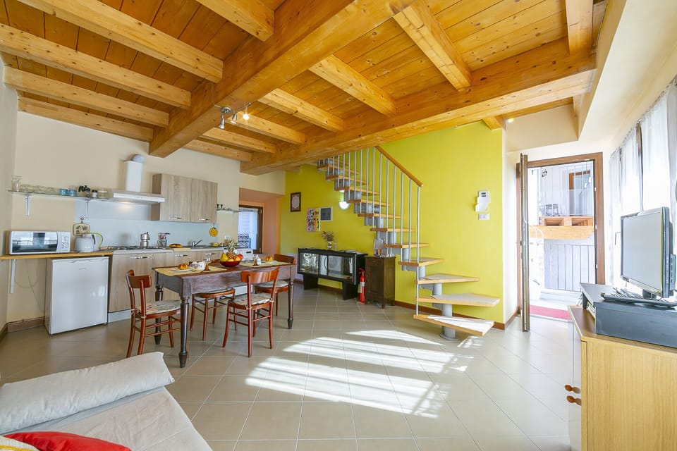 Living room and Kitchen