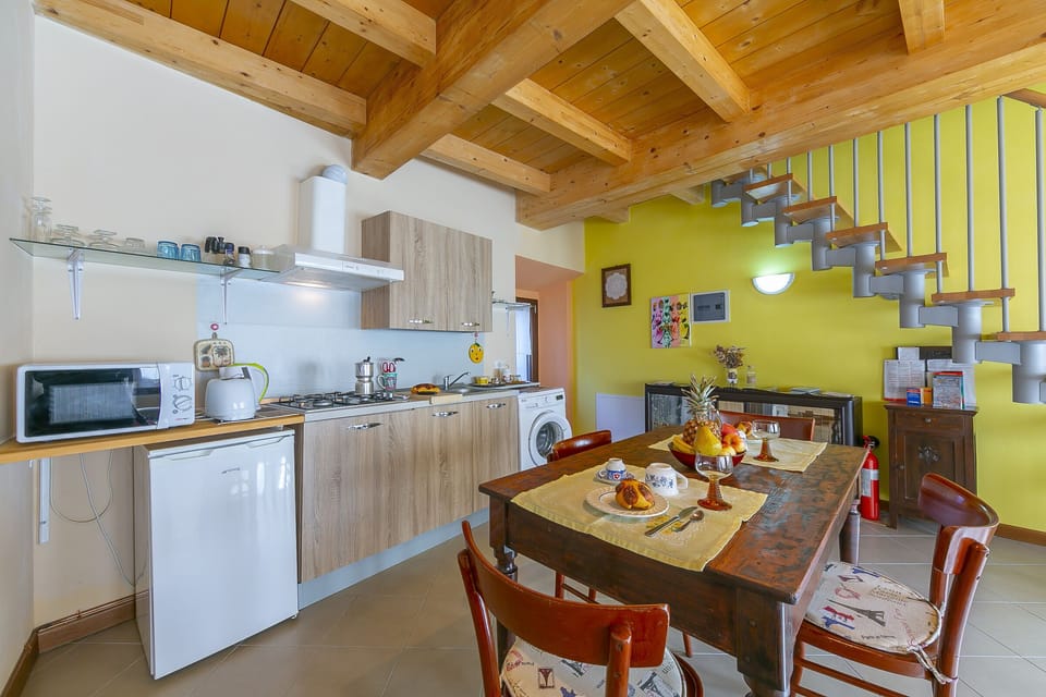 Living room and Kitchen