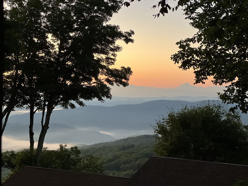 Unreal summer sunsets from our Living Room!