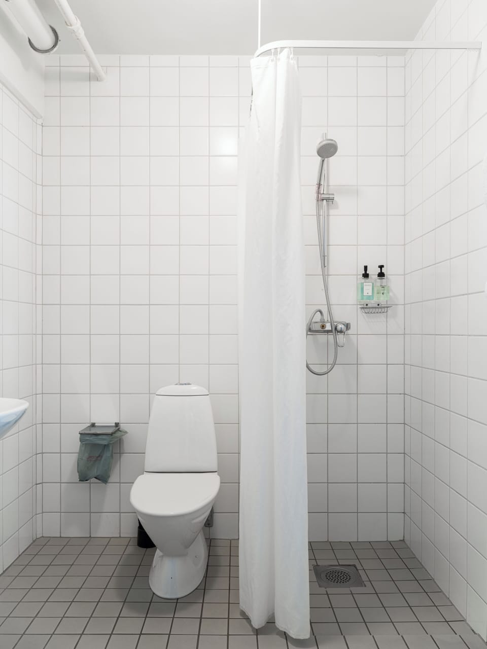 Hair dryer, towels