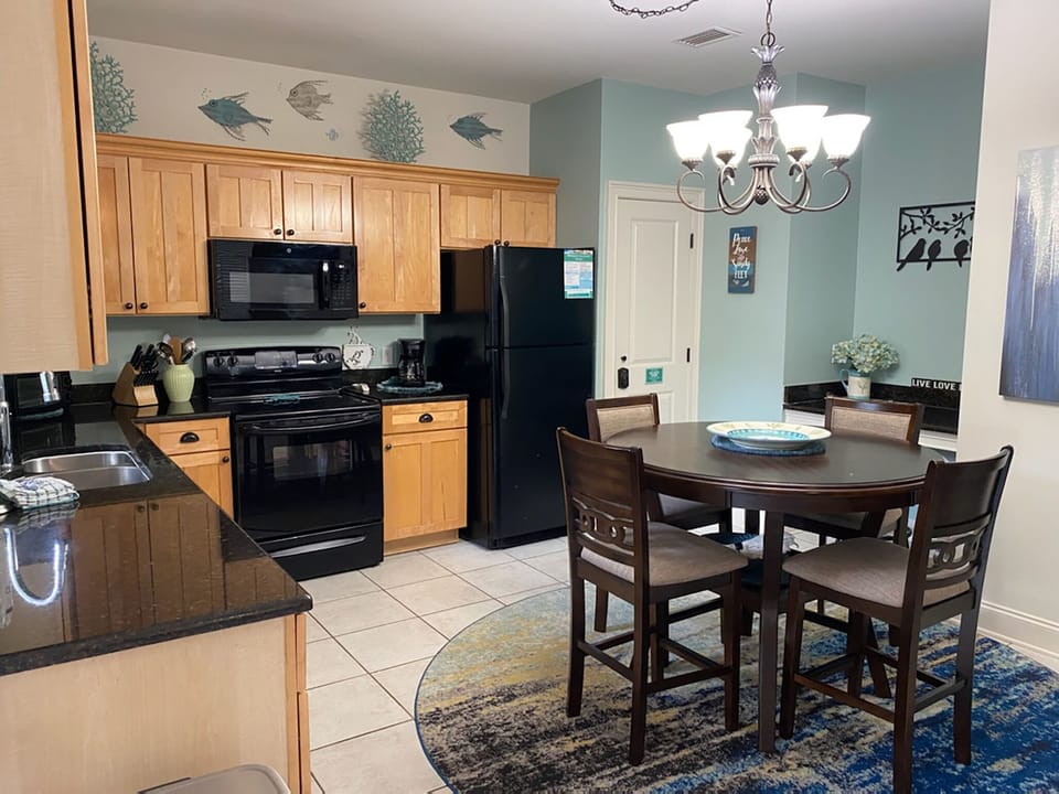 Dining table in the kitchen