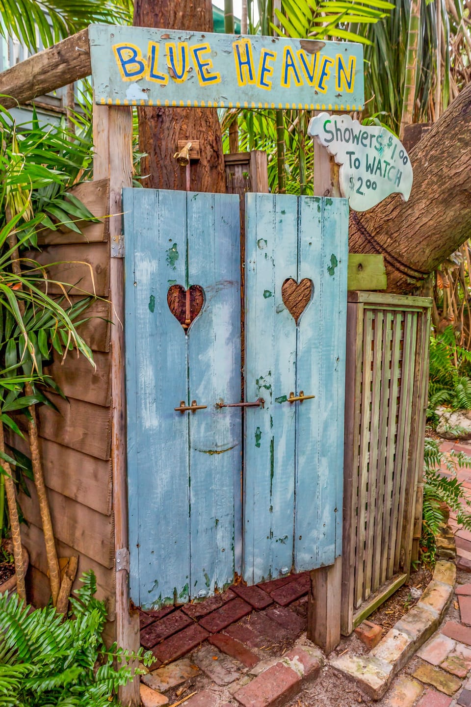 Famous Blue Heaven Shower Sign