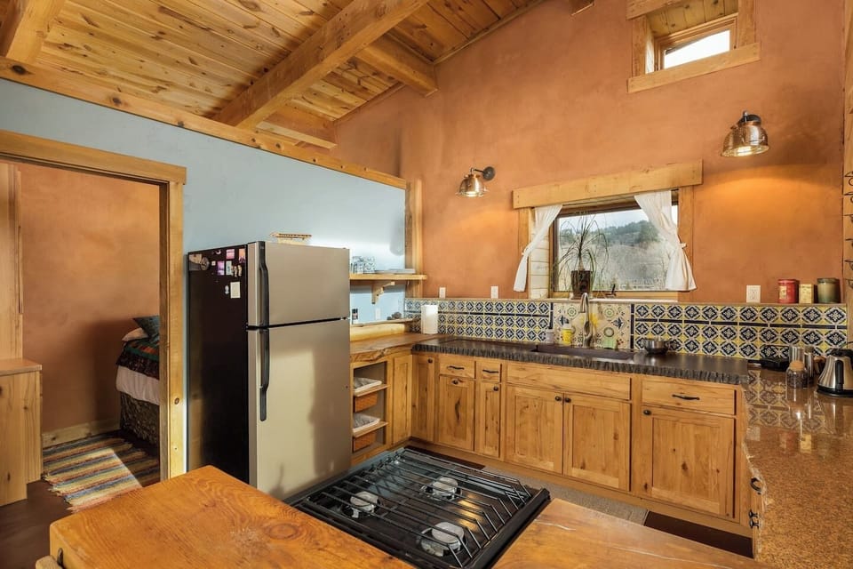 Full view of kitchen