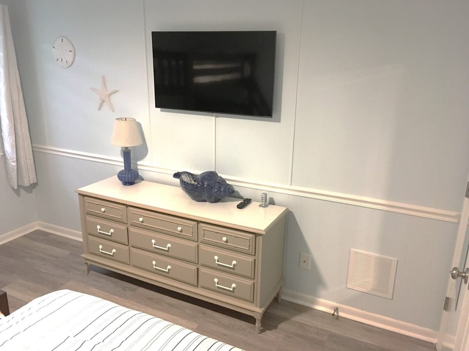 Dresser in guest bedroom