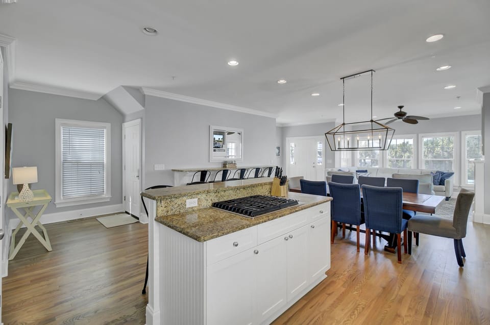 Open living spaces.