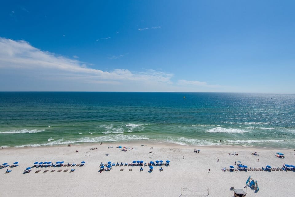 View from private balcony