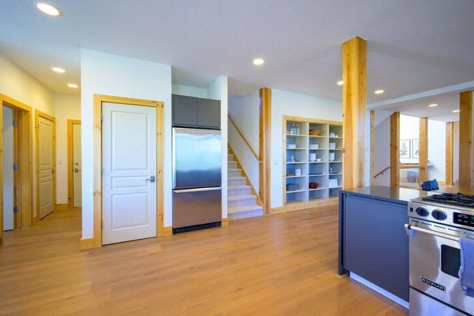 Cook your favorite meals in a kitchen bathed in natural light that enhance the culinary experience.