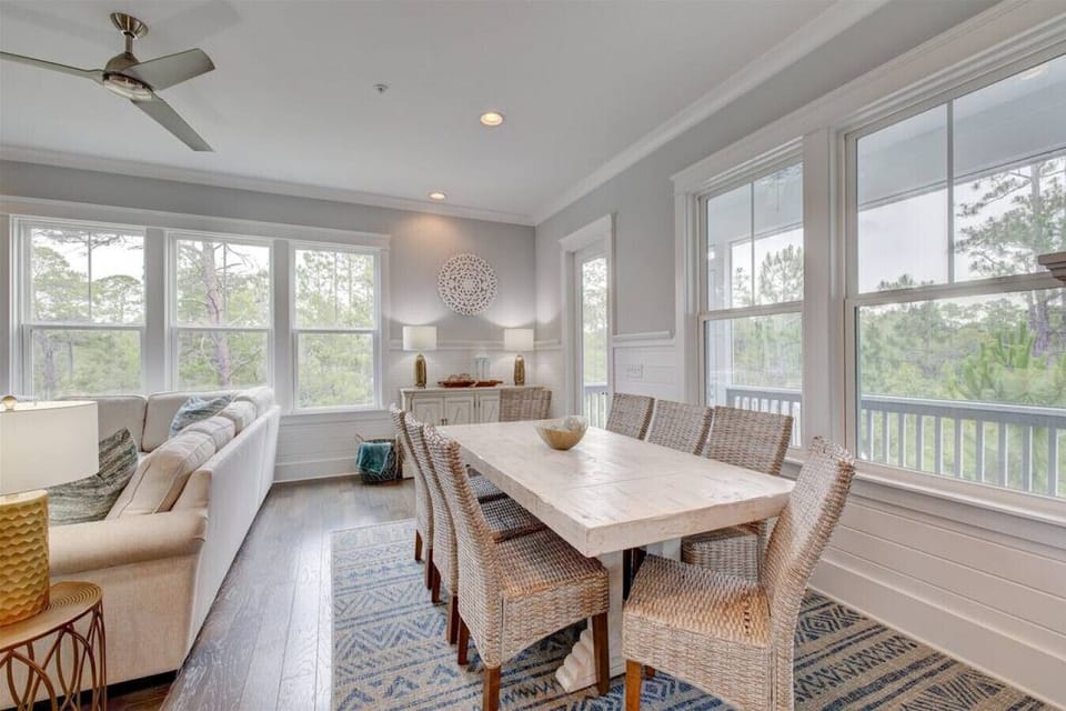 Current Situation- Dining room table seats 8