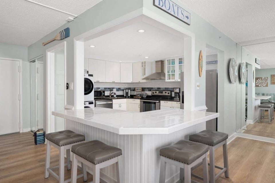 View from Living Room into Kitchen