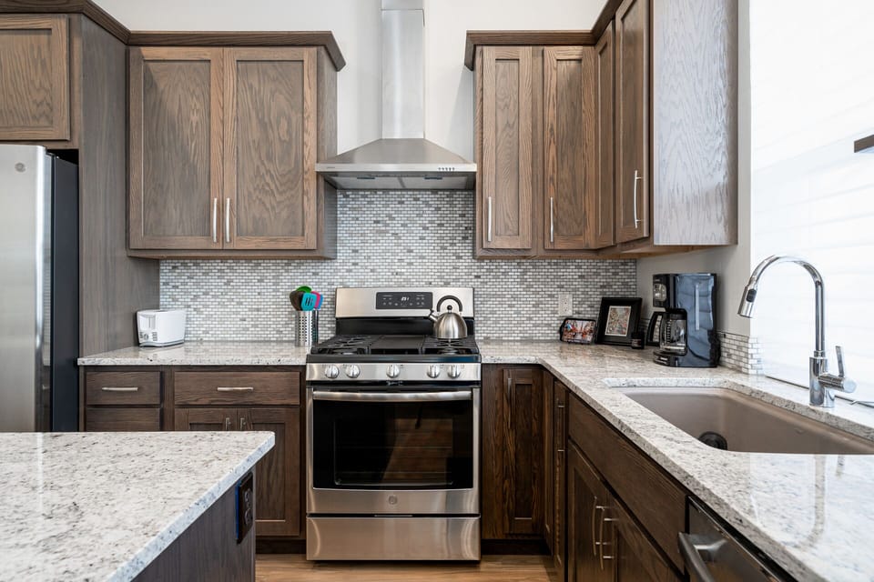 Well appointed kitchen with a drip coffee maker