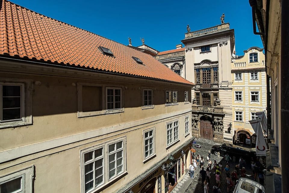 View onto street