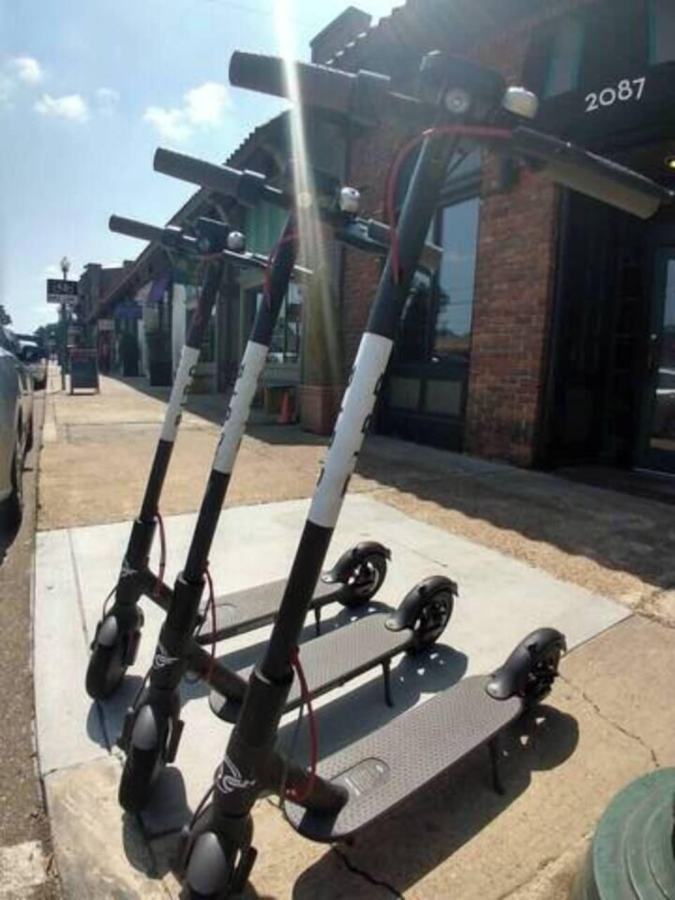 Hop on an electric scooter! Just download the `Bird` app and you can jet around town. The app will show you exactly where they are but generally you`ll find them all over midtown and downtown