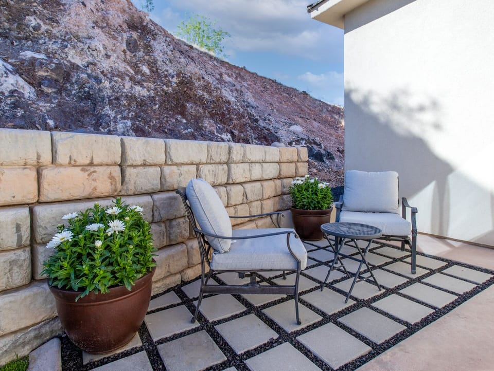 Private patio