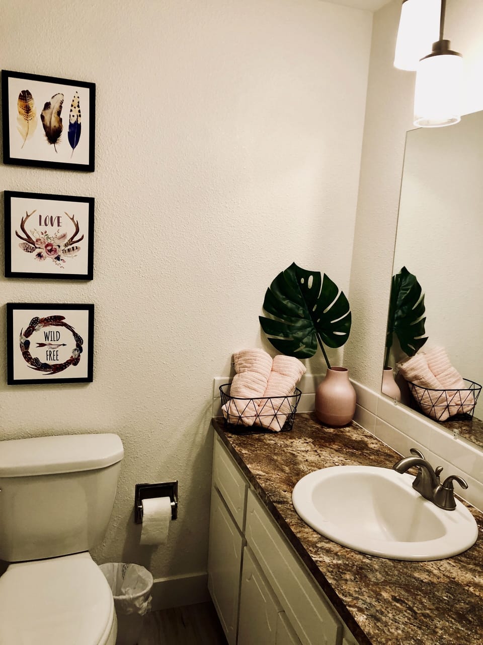 Hallway bathroom