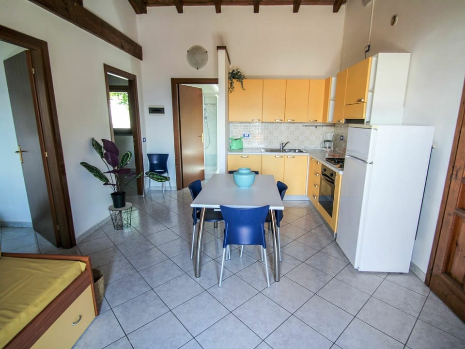 Property, Furniture, Azure, Table, Cabinetry, Door, Wood, Interior Design, Chair, Kitchen Appliance