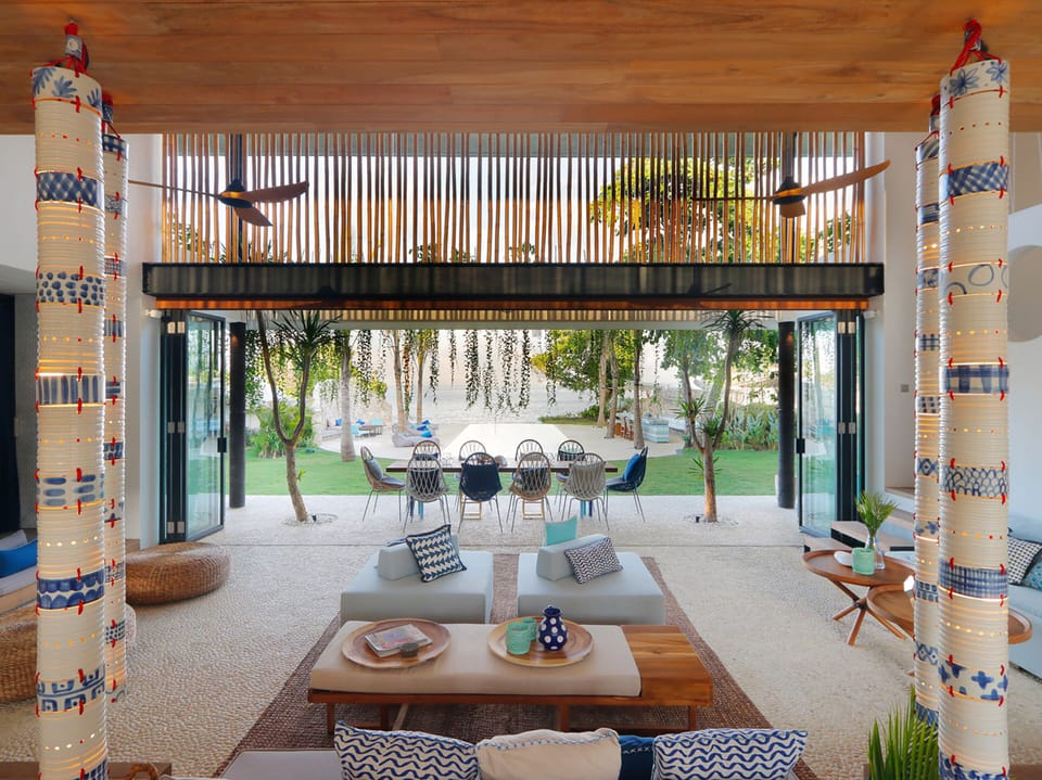 Villa, 5 Bedrooms | Living room | LCD TV, iPod dock