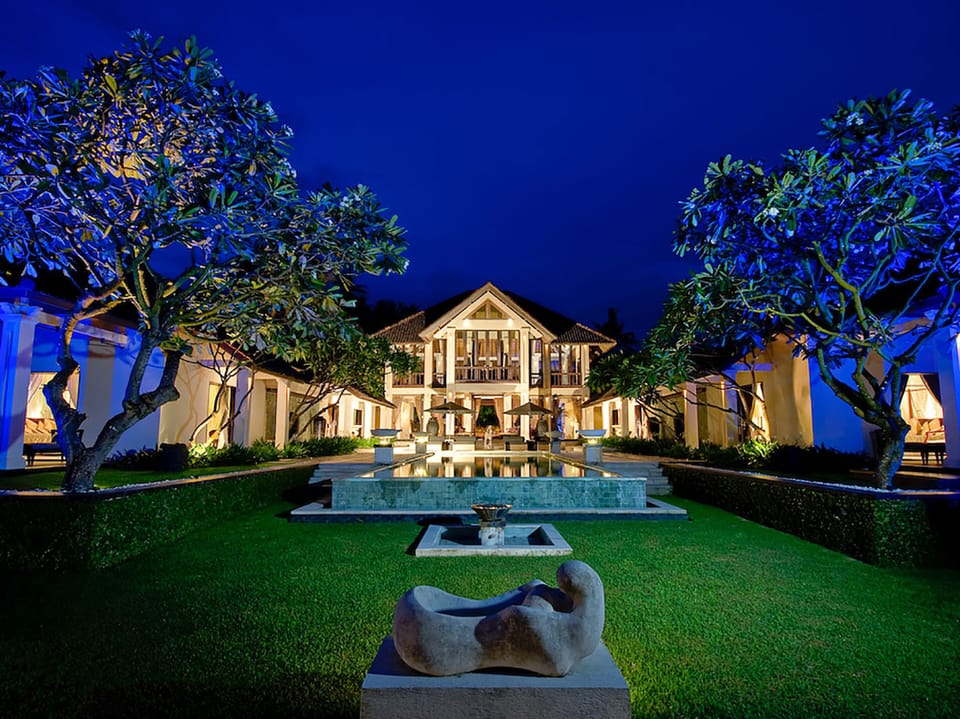 Front of property - evening/night