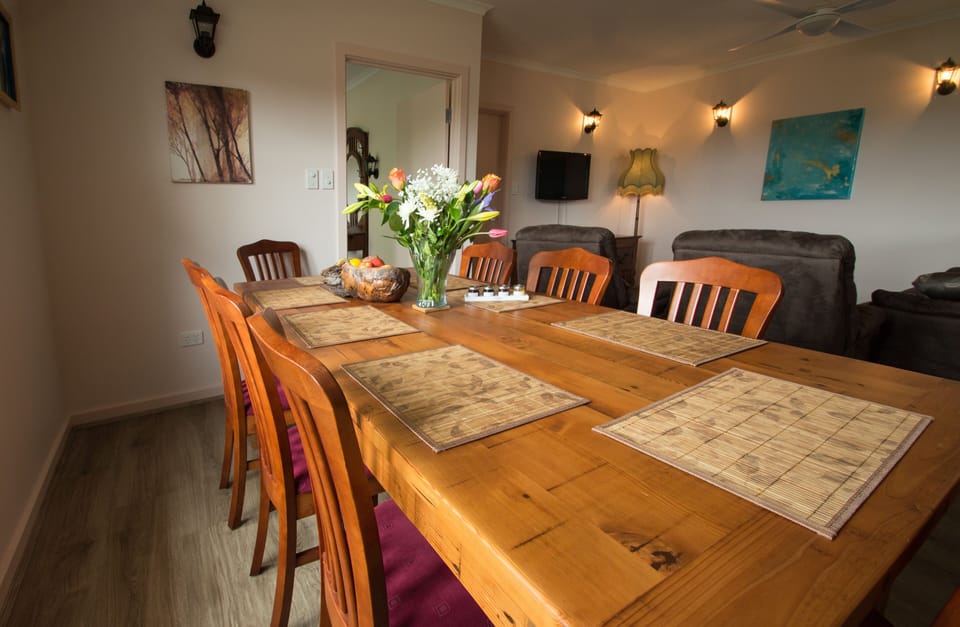 Dining space for eight