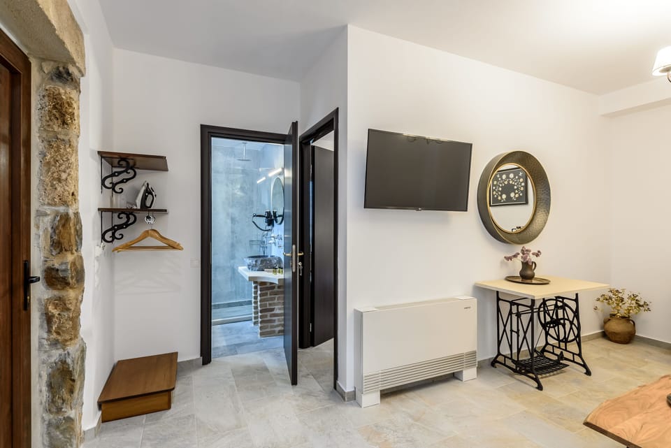 Traditional Suite, 1 Bedroom, Pool View (Hannah Maria) | Living area | LED TV