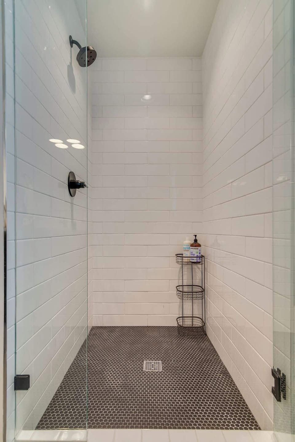 Indulge in a spa-like shower experience for ultimate relaxation.