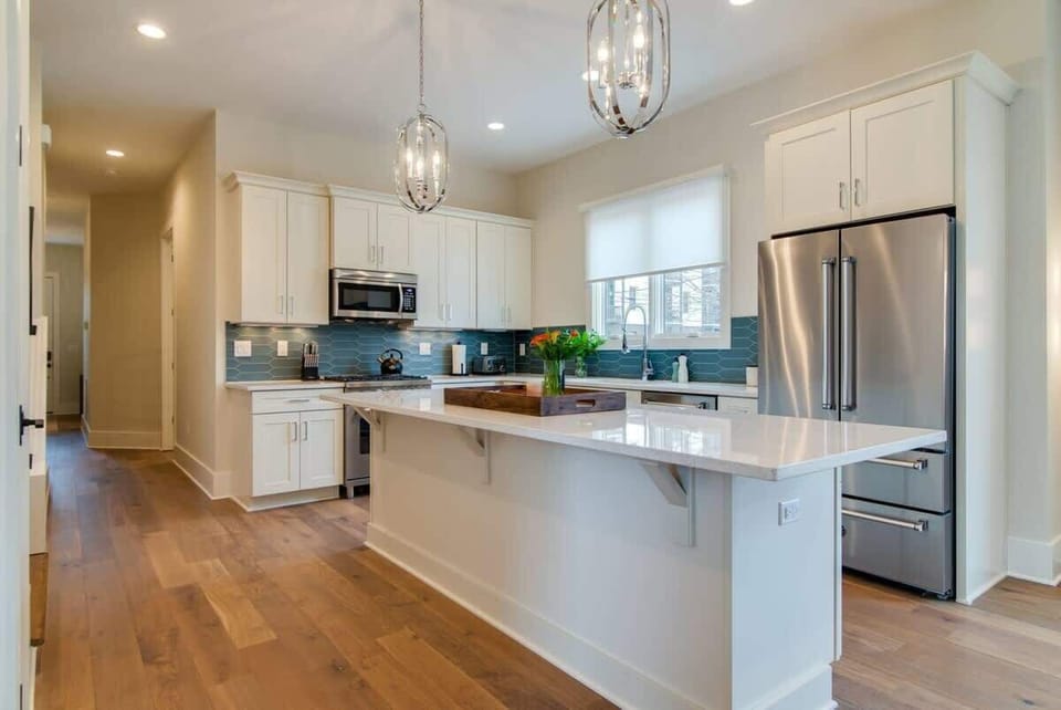 Enjoy ample counter space, perfect for prepping, cooking, and gathering.