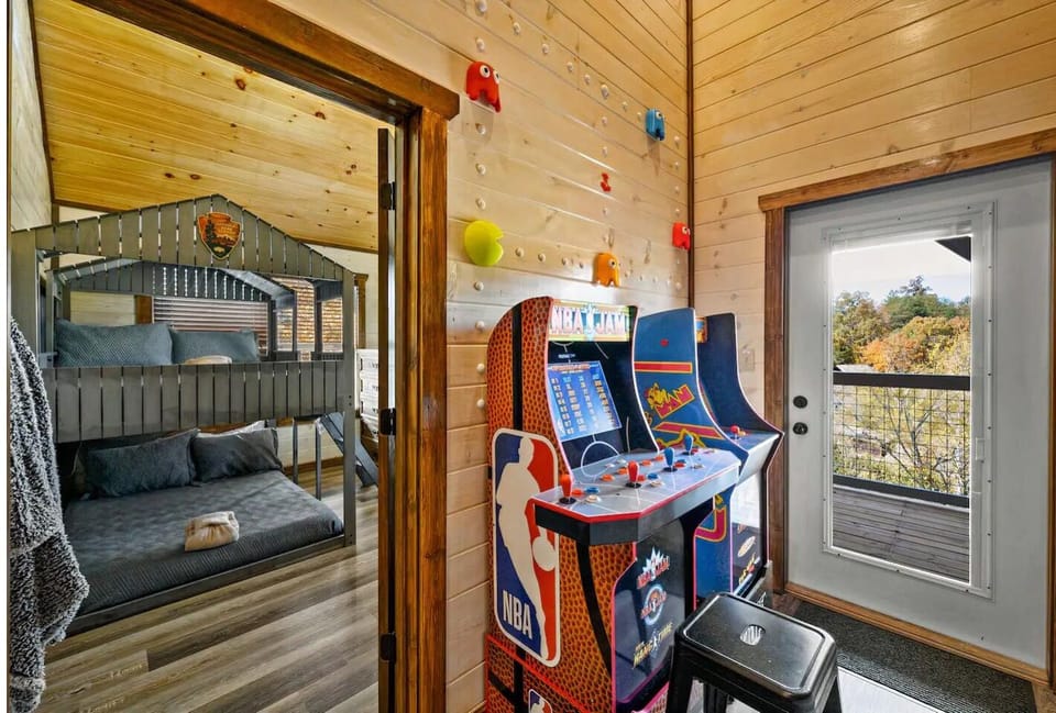 Enjoy endless hours of fun on these Arcade games just outside the Kids Bunkbed Room