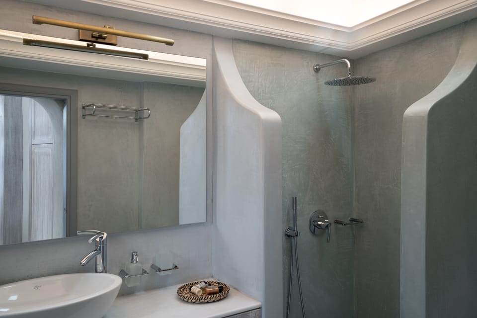 Honeymoon Villa | Bathroom | Free toiletries, hair dryer, bathrobes, slippers