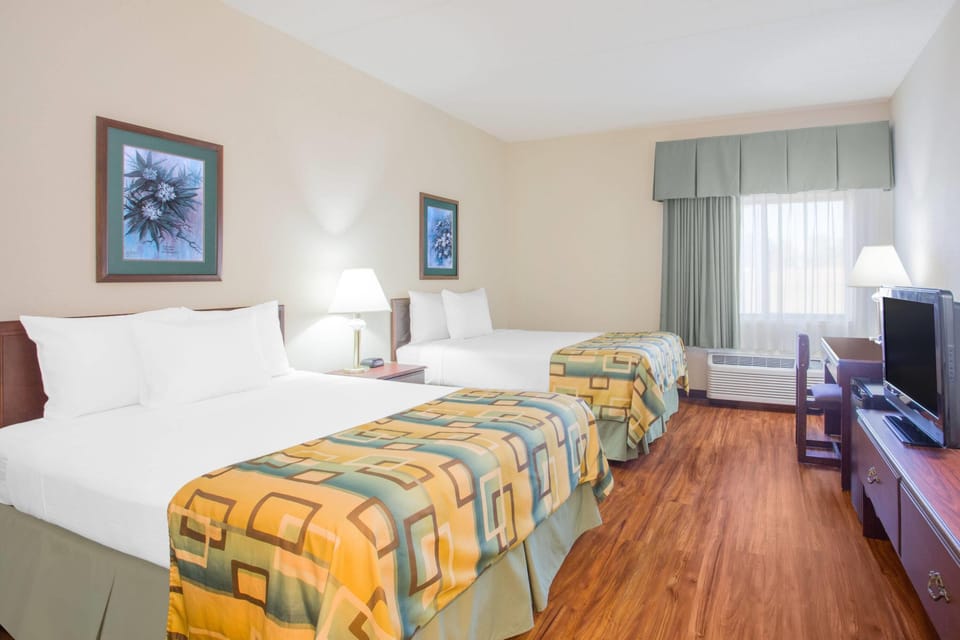 Standard Room, 2 Queen Beds | In-room safe, individually decorated, individually furnished, desk