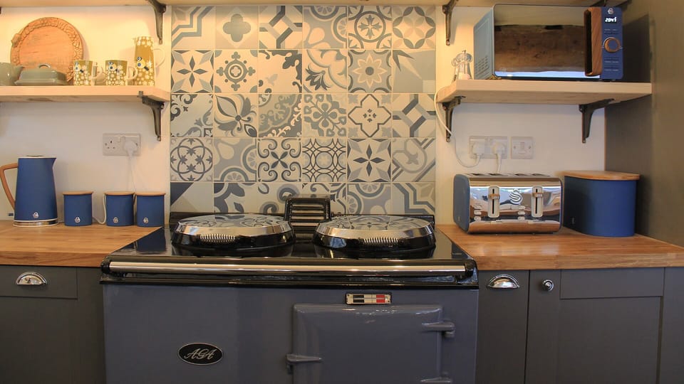 Full electric Aga makes for a cosy space on a chilly day