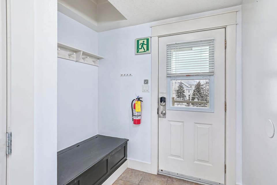 Welcoming entryway. Newly painted condo.