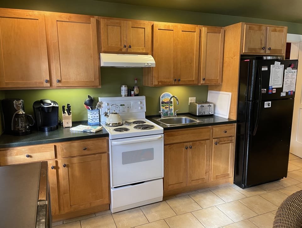 Kitchen with Keurig and coffee pot