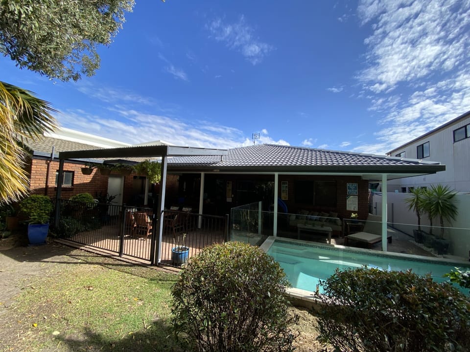 Back of home is fully fenced for your safety.