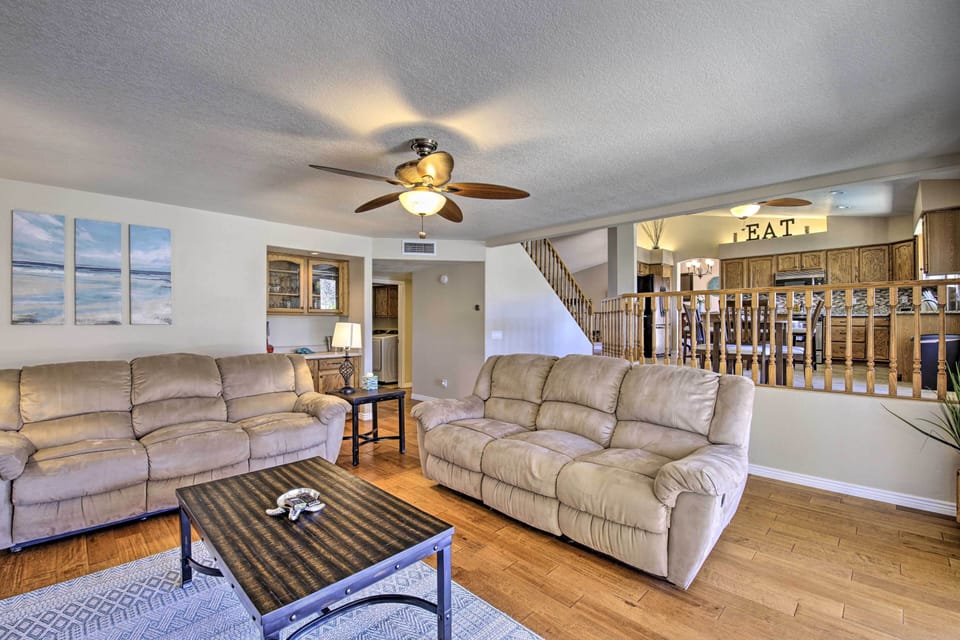 Living Room | Central Heat & A/C