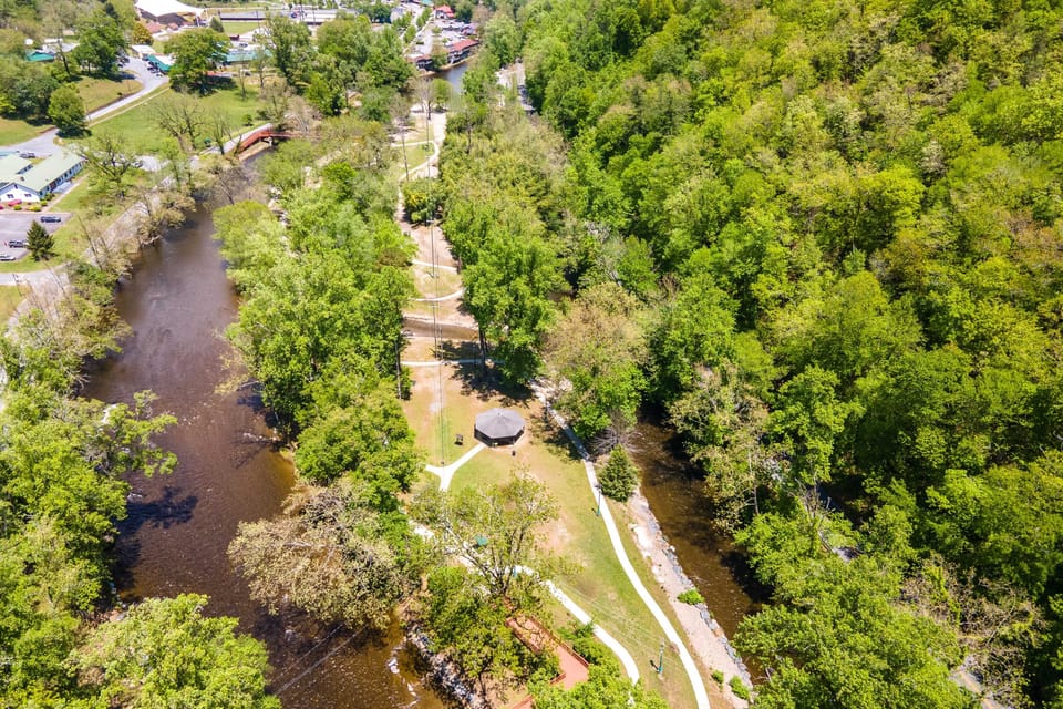 Nearby River - Aerial view of nearby river