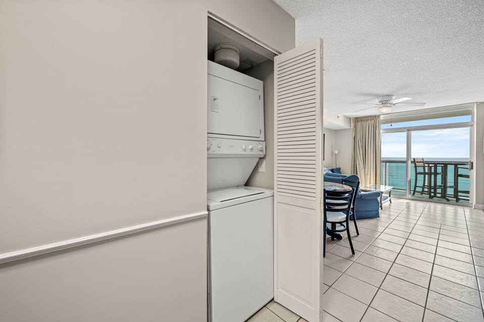 Never underestimate the convenience of a washer & dryer in your unit.
