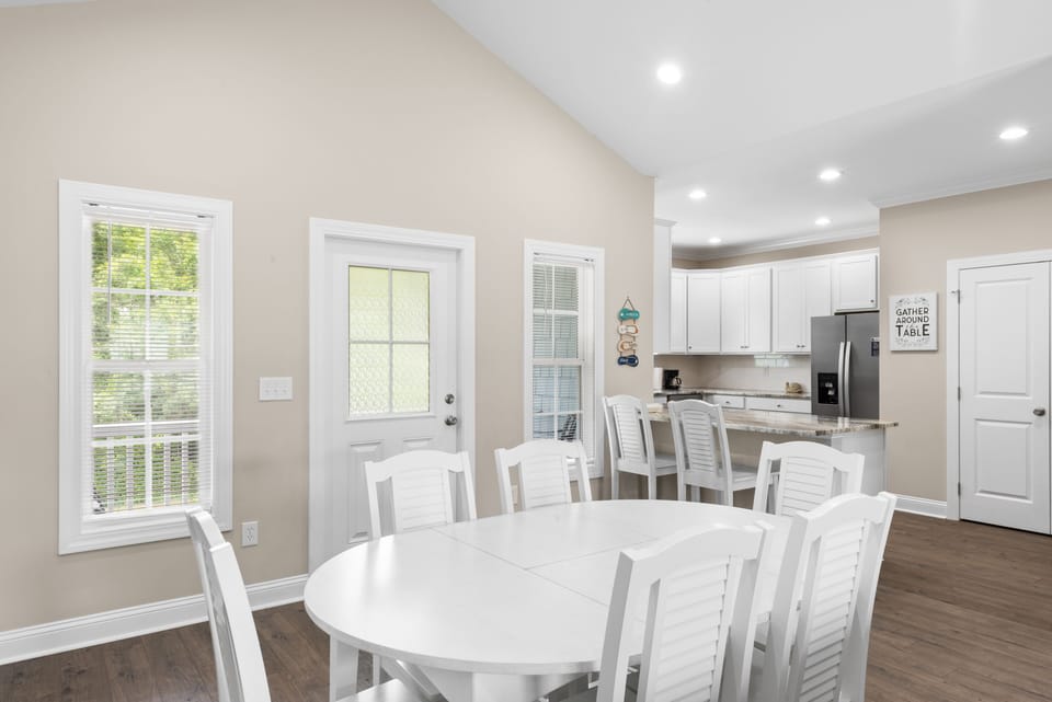 Gather around the table and chat about your fun filled day over a meal.
