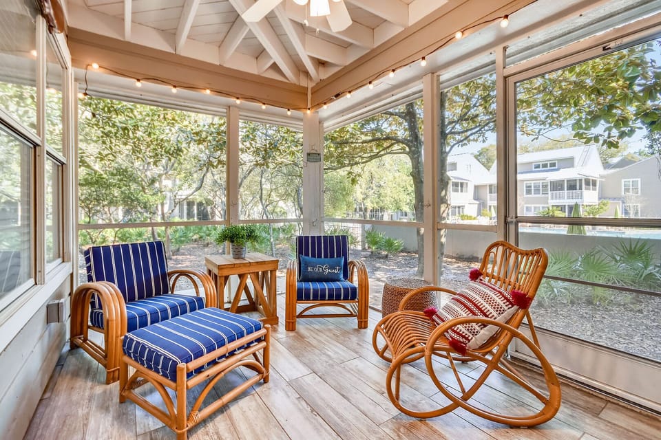 Hidden Dunes Beach Cottage 152- Blue Willow Cottage patio
