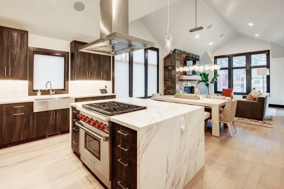 Gourmet Kitchen with Wolf and Sub-Zero appliances