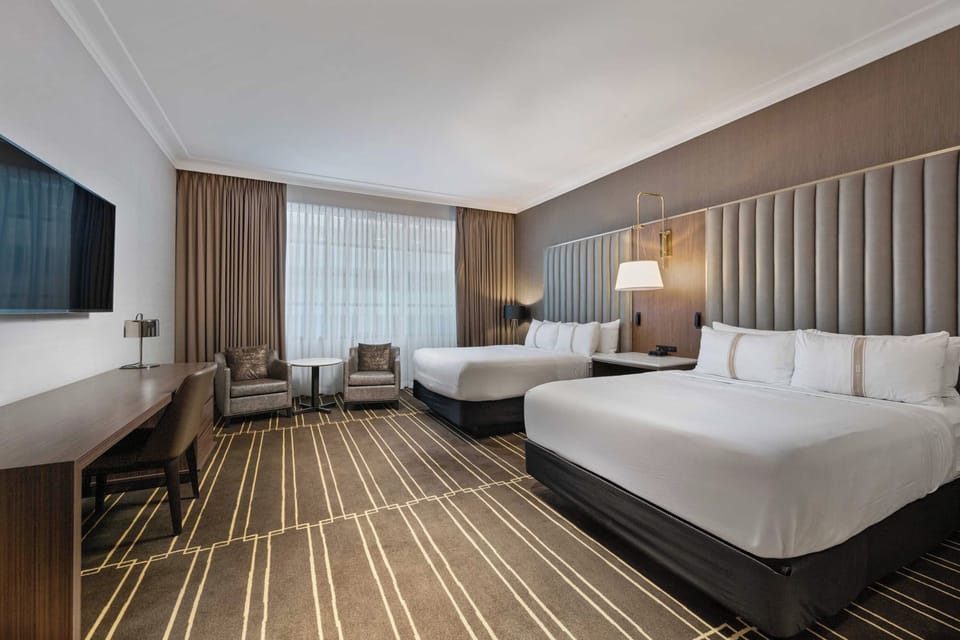Classic Room, 2 Queen Beds | Premium bedding, in-room safe, desk, laptop workspace