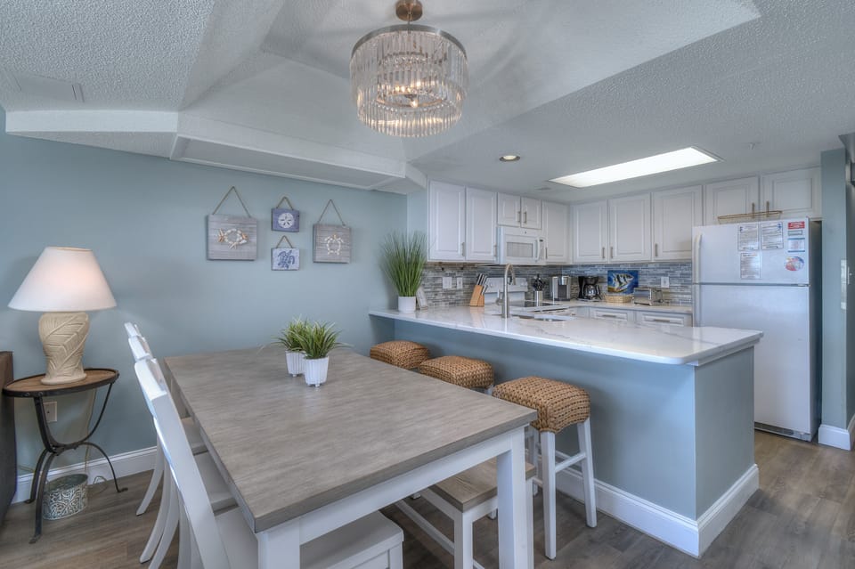 Gather around the table for a home cooked meal.